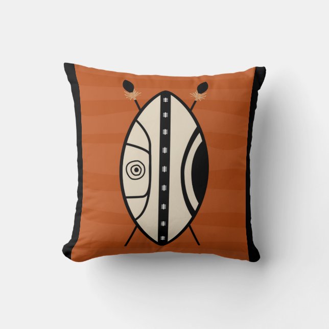 Maasai Shield Cushion (Front)