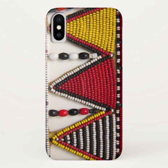 Maasai Tribal Beadwork Case-Mate iPhone Case (Back)