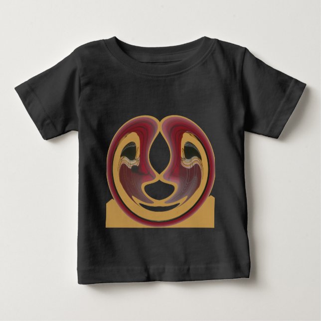 Maasai Tribal Whirl Art Print Baby T-Shirt (Front)