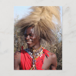 Maasai Warrior-1 Postcard