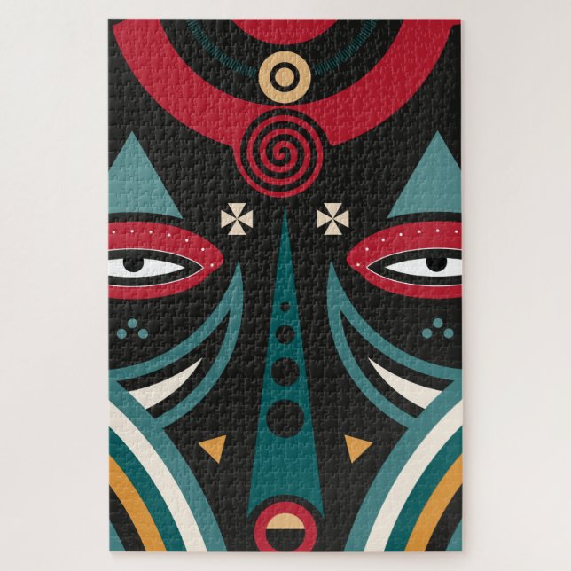 Maasai Warrior Jigsaw Puzzle (Vertical)