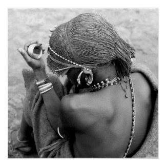 Maasai Warrior  Poster