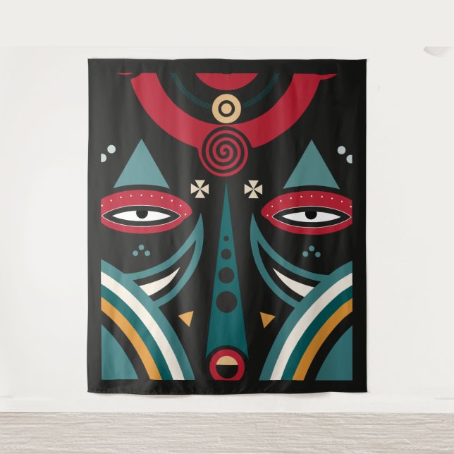 Maasai Warrior Shield Tapestry (Front)