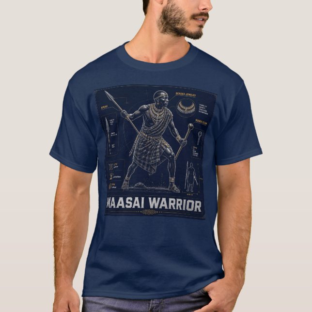 Maasai Warrior T-Shirt (Front)