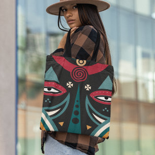 Maasai warrior tote bag