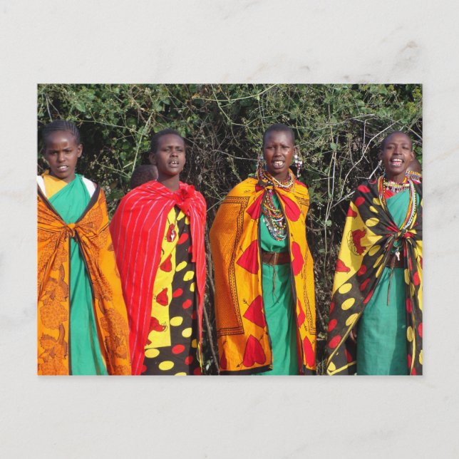 Maasai Women - 1 Postcard (Front)