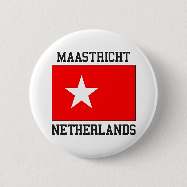 Maastricht Netherlands 6 Cm Round Badge (Front)