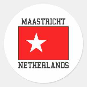 Maastricht Netherlands Classic Round Sticker