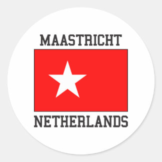 Maastricht Netherlands Classic Round Sticker