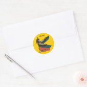 Maat 1 classic round sticker (Envelope)