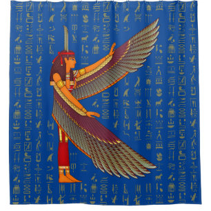 Ma'at Goddess Shower Curtain