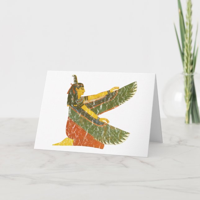 Maat kneeling card (Front)