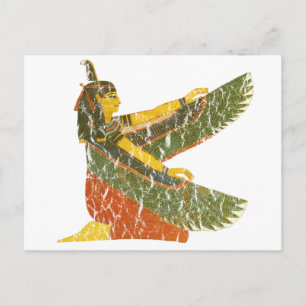 Maat kneeling postcard