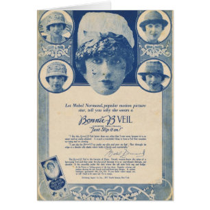 Mabel Normand 1918 Veil  Advertisement