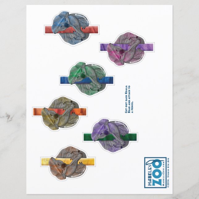 Mabell's Zoo Koala Bear Cutout (Front)