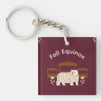  Mabon Harvest Fall Equinox Invitation Key Ring