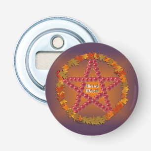 Mabon Pentacle Bottle Opener