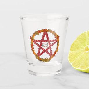 Mabon Pentacle Shot Glass