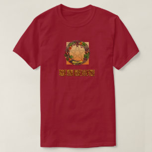 Mabon Wreath with Oak Letters T-Shirt