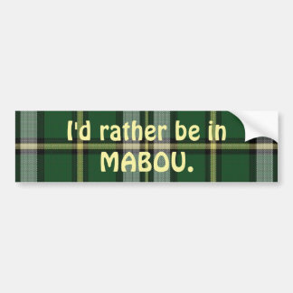 Mabou bumper sticker