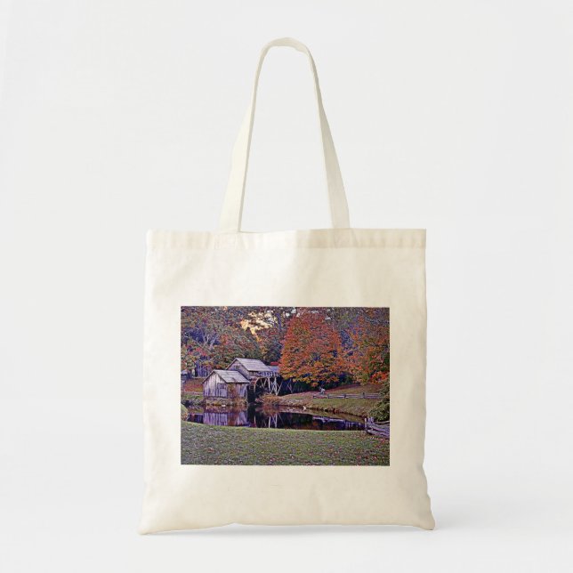 Mabry Mill in Fall Toe Bag (Front)