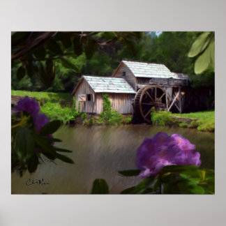 Mabry Mill - Painting Poster