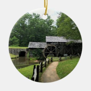 Mabry Mill, Virginia Ceramic Ornament