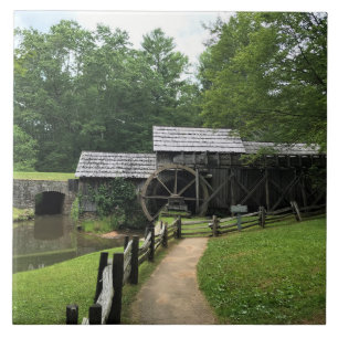 Mabry Mill, Virginia Ceramic Tile