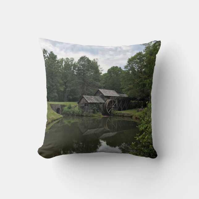 Mabry Mill, Virginia Cushion (Front)