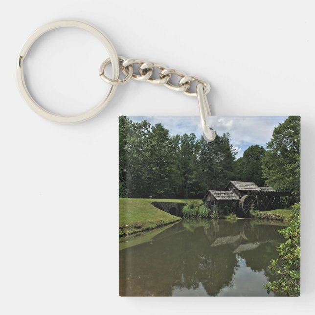 Mabry Mill, Virginia Key Ring (Front)