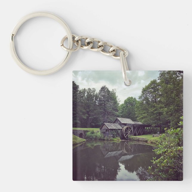Mabry Mill, Virginia Key Ring (Front)