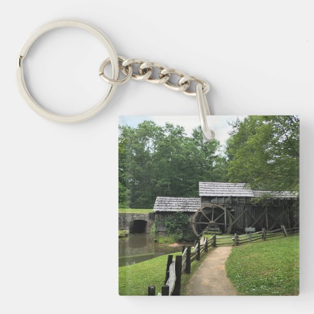 Mabry Mill, Virginia Key Ring (Front)