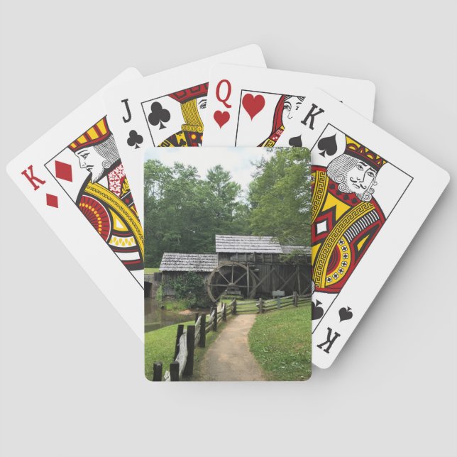Mabry Mill, Virginia Playing Cards (Back)