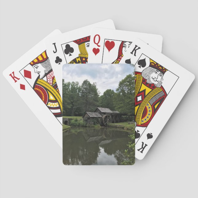 Mabry Mill, Virginia Playing Cards (Back)