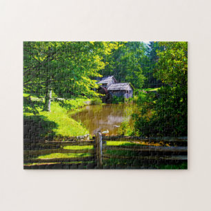 Mabry Mills Virginia Jigsaw Puzzle