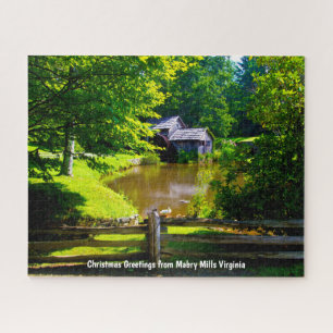 Mabry Mills Virginia. Jigsaw Puzzle