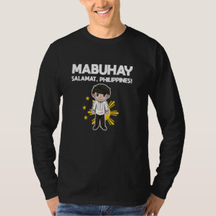Mabuhay Salamat Philippines Pilipinas Proud Filipi T-Shirt