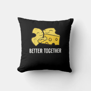 Mac And Cheese Better Together Fun Food Design Cushion