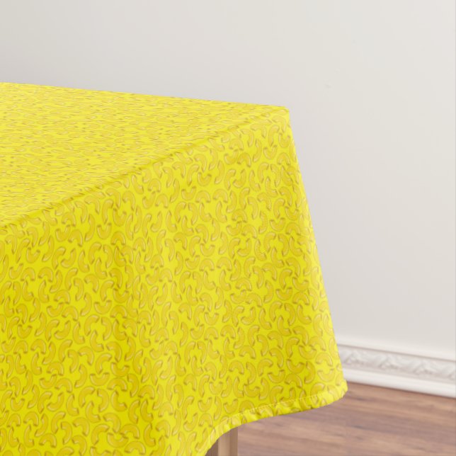 Mac and Cheese Birthday Party Macaroni Tablecloth (In Situ)