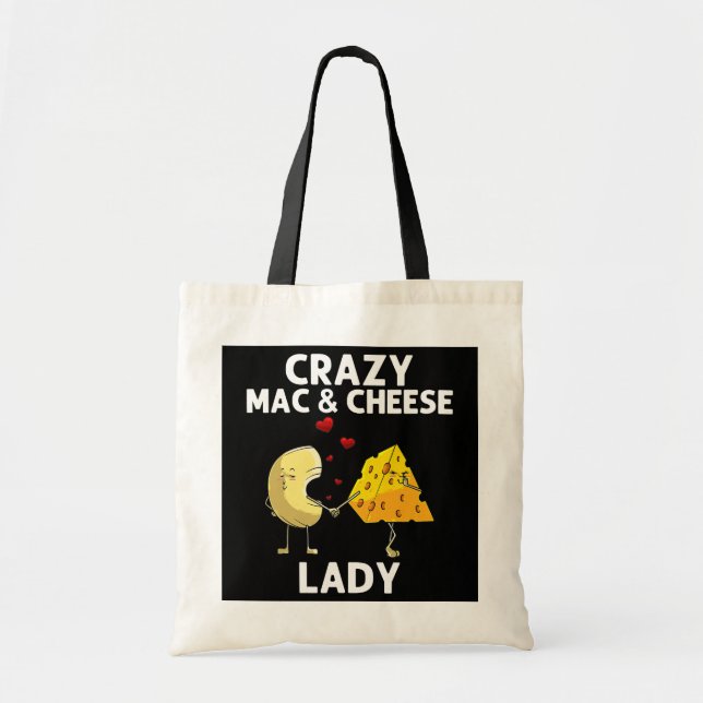 Mac And Cheese Gift For Women Grandma Macaroni Tote Bag (Front)
