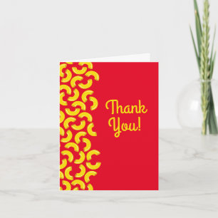 Mac and Cheese Kid 1st Birthday Party Macaroni Card