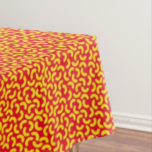 Mac and Cheese Kid 1st Birthday Party Macaroni Tablecloth