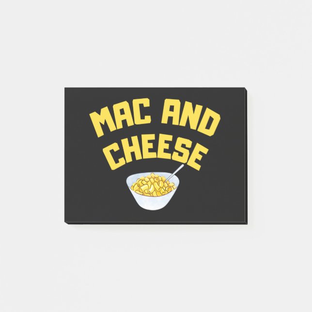 Mac And Cheese| Macaroni And Cheese Post-it Notes (Front)