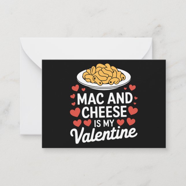 Mac And Cheese Valentine Mac n Cheese Lover Gift Card (Front)
