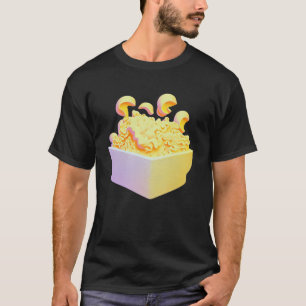 Mac And Cheese Vaporwave Retro 90s Aesthetic T-Shirt