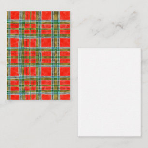MAC BAIN TARTAN 3.5x2.5 Flat Card