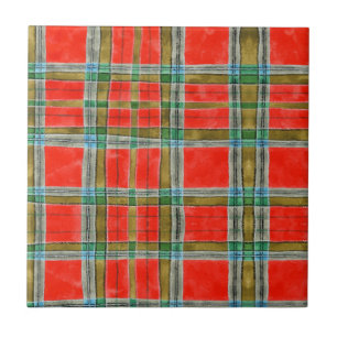 MAC BAIN TARTAN 4.25"X4.25" Ceramic Tile