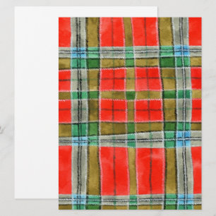 MAC BAIN TARTAN 6.5x8.75 Flat Card / Vertical