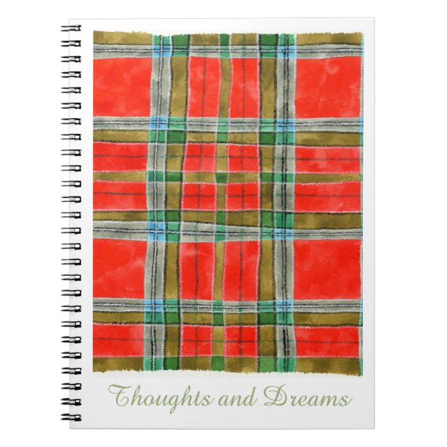 MAC BAIN TARTAN 6.5x8.75 Notebook (Front)
