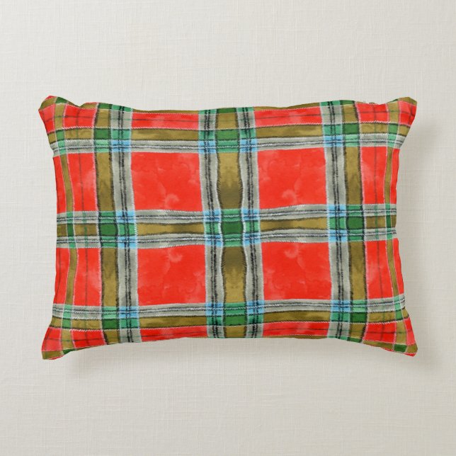 MAC BAIN TARTAN Accent Pillow (Front)